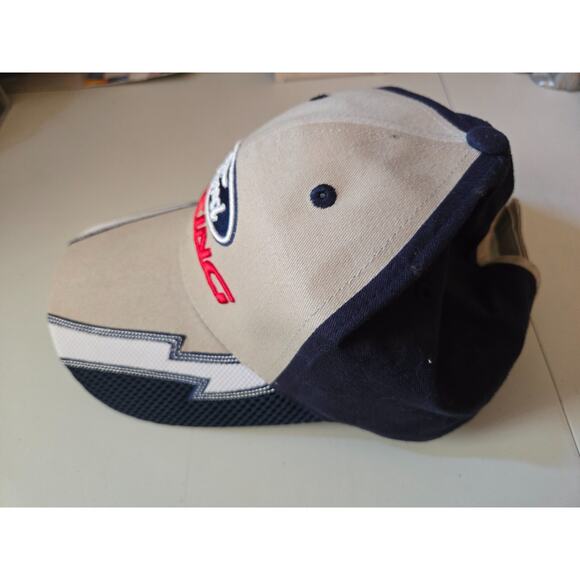 Ford Racing Blue Lightning NASCAR Hat Cap - Adjustable - Picture 4 of 7